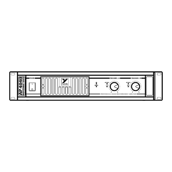 YORKVILLE AP2020 Owner's Manual