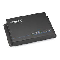 Black Box HD View AC3016A-R2 Series Quick Start Manual