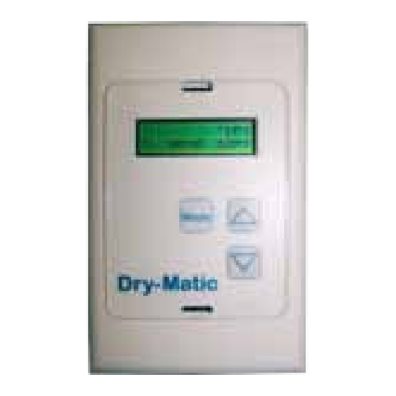 Dry-Matic DM07D Operating Instructions Manual