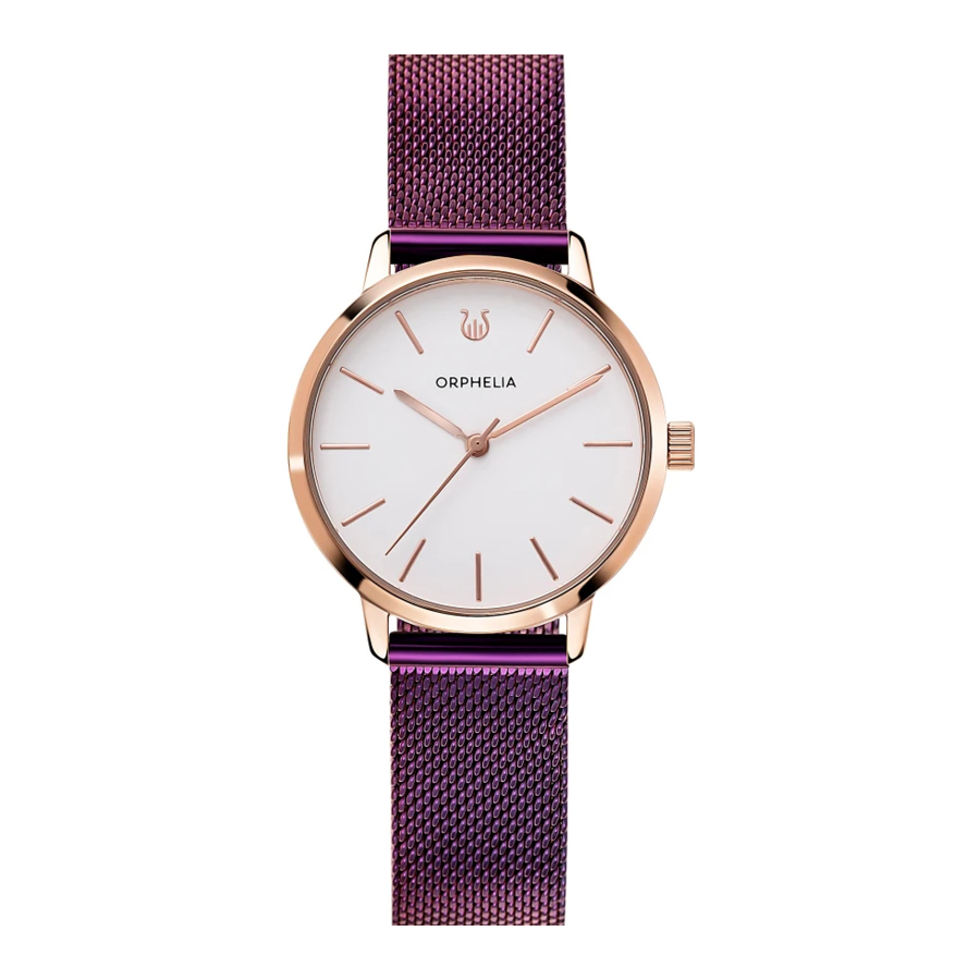 ORPHELIA Suede Yellow Watch Manual