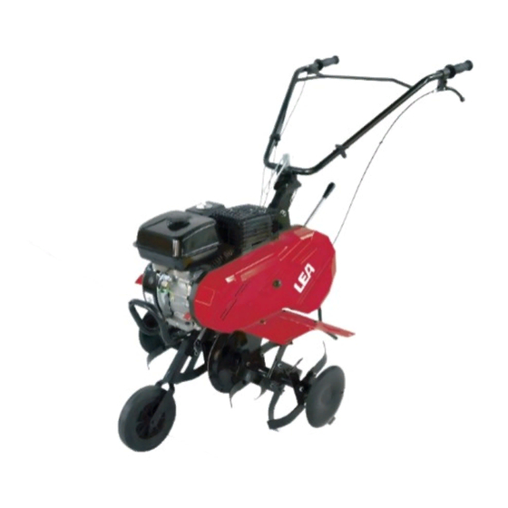 User Manuals: Lea LE42196-74DW21 Petrol Tiller 196CC