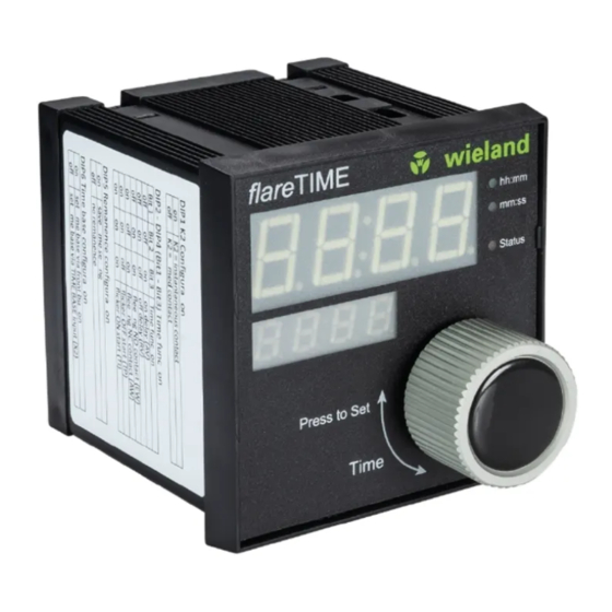 Wieland flare TIME FM6-2 230 V Instruction Manual