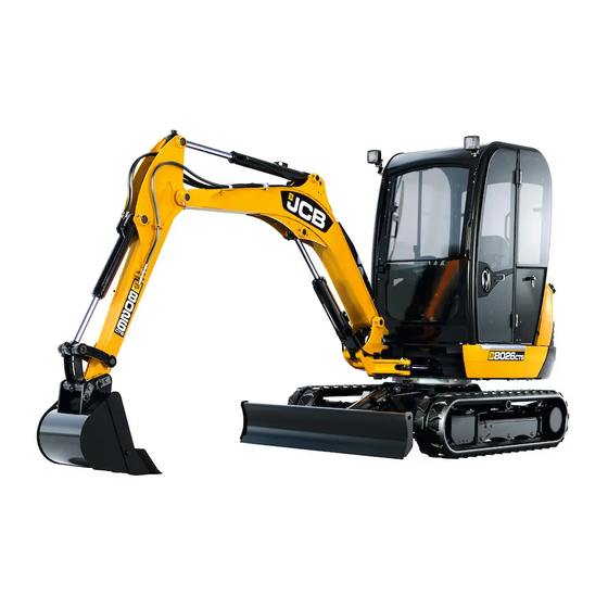 jcb 8025 ZTS Quick Start Manual