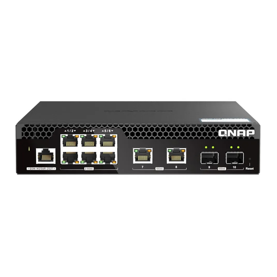QNAP QSW-M2106R-2S2T Quick Installation Manual