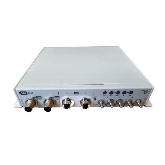 User Manuals: Teldat 5Ge-Rail 5G Communication Platform