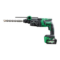 HIKOKI DH 36DPE Handling Instructions Manual