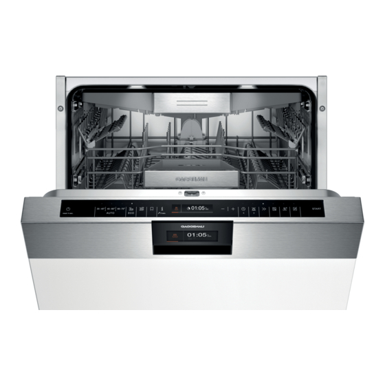 Gaggenau DI260 Operating Instructions Manual