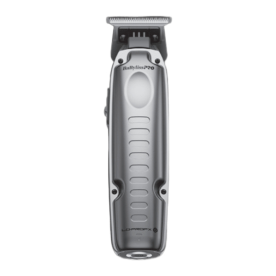 BaBylissPro LO-PROFX B729A Operating Instructions Manual