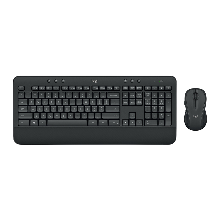 Logitech MK545 Manual