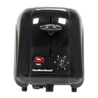 Hamilton Beach 22201 - 2 Slice Extra-Wide Slot Toaster Owner's Manual