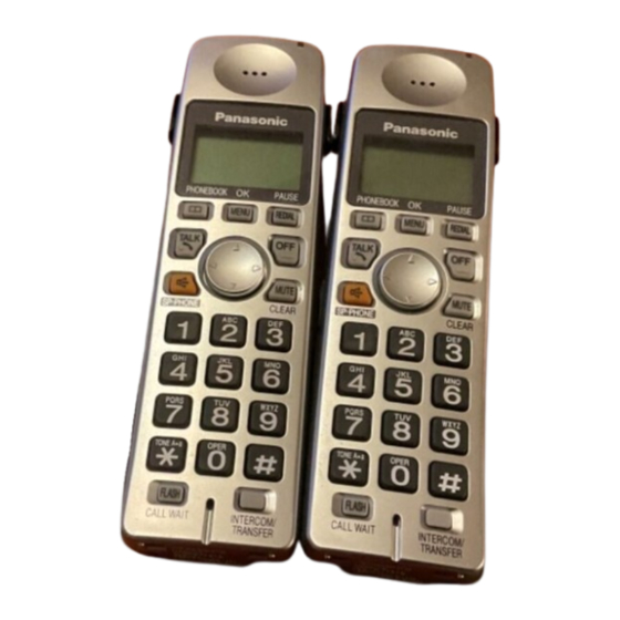 Panasonic KX-TG6322 Quick Manual