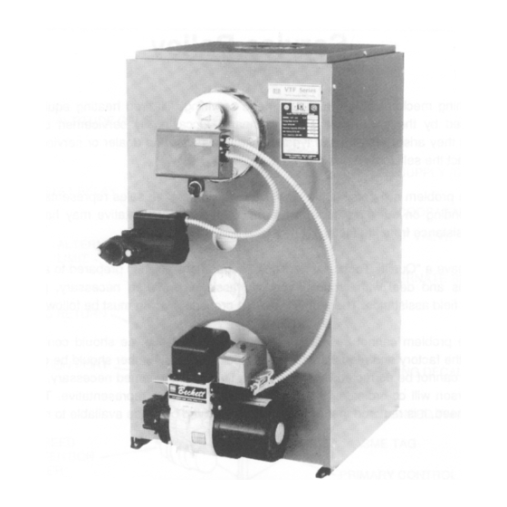 Thermo Dynamics VTF Series Manuals