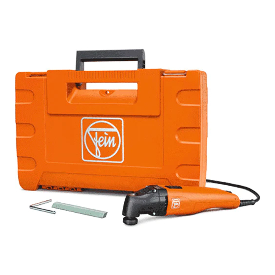 Fein FSC1.6X Operating Instructions Manual