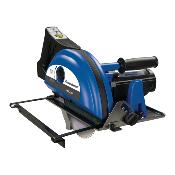 User Manuals: Metallkraft HKS 230 Metal Circular Saw
