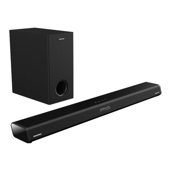 Grundig DOLBY ATMOS DSB 2000 Manuals