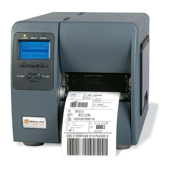 Datamax M-Class Mark II Series Operator's Manual