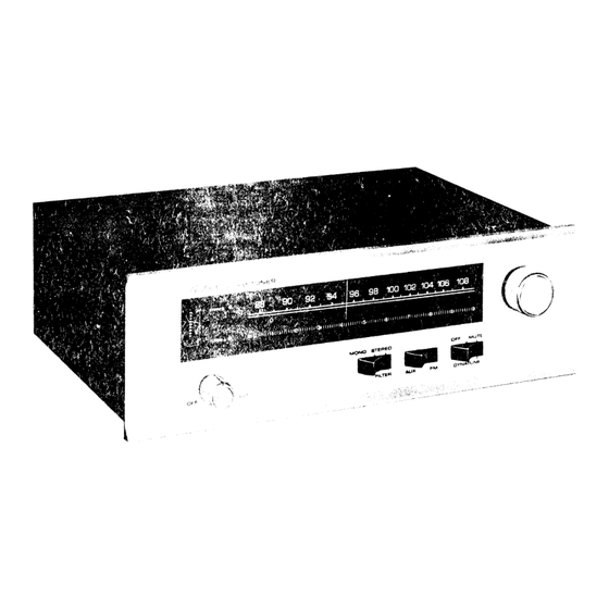 DYNACO FM-5 Instructions For Assembly Operation