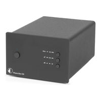 Pro-Ject Audio Systems Phono Box DS Instructions For Use