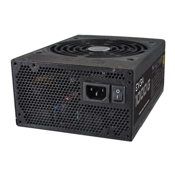 EVGA 1000G User Manual