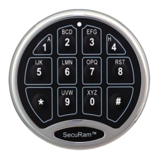 Securam SafeLogic Basic Operating Instructions