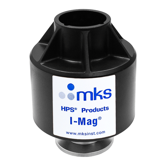 MKS HPS I-MAG 423 Series Operation And Maintenance Manual