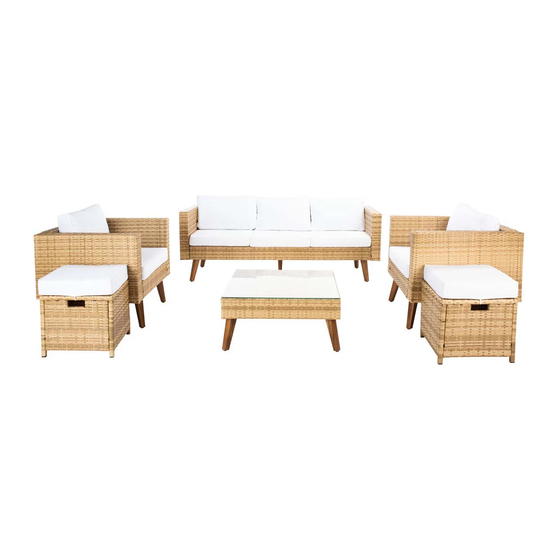 Safavieh Outdoor Presla PAT7715-1 Manual