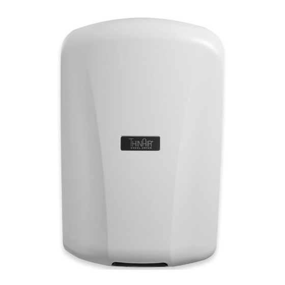 Excel Dryer ThinAir TA-ABS Installation And Owner's Manual