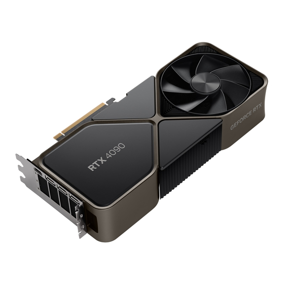 Nvidia GEFORCE RTX 4090 Quick Start Manual