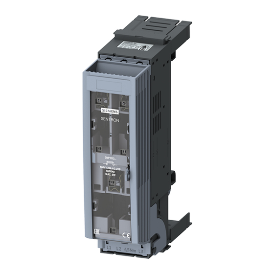 Siemens 3NP1 Series Operating Instructions Manual