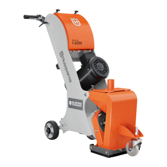Husqvarna Blastrac 1-8DM Manuals