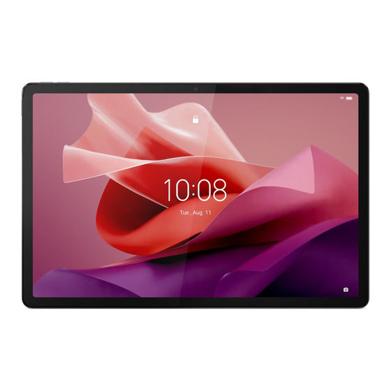 User Manuals: Lenovo Tab P12 Premium Tablet