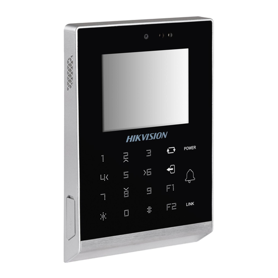 HIKVISION DS-K1T105E-C Quick Start Manual