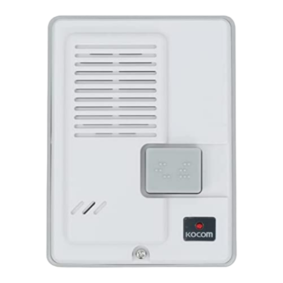 KOCOM DS-4M Operating Manual
