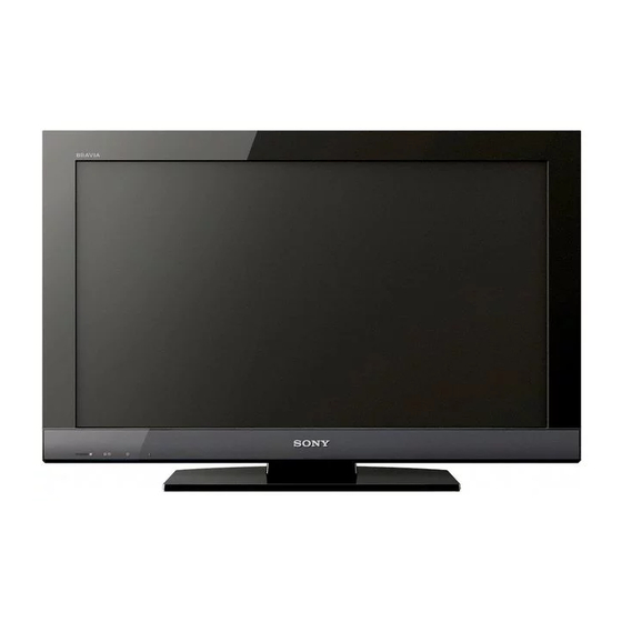 Sony BRAVIA KDL-32EX43B Operating Instructions Manual