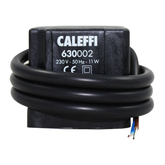 CALEFFI 632 Series Manual