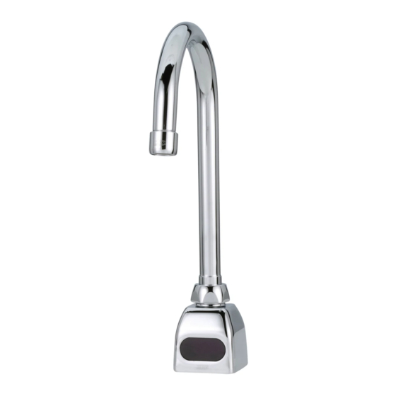 ZURN AquaSense Z6920-XL Series Faucet Manuals
