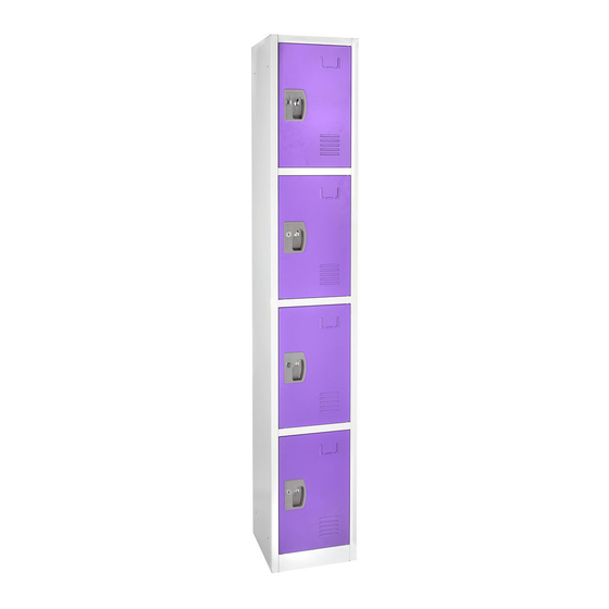ADIROffice Four Tier Locker User Manual