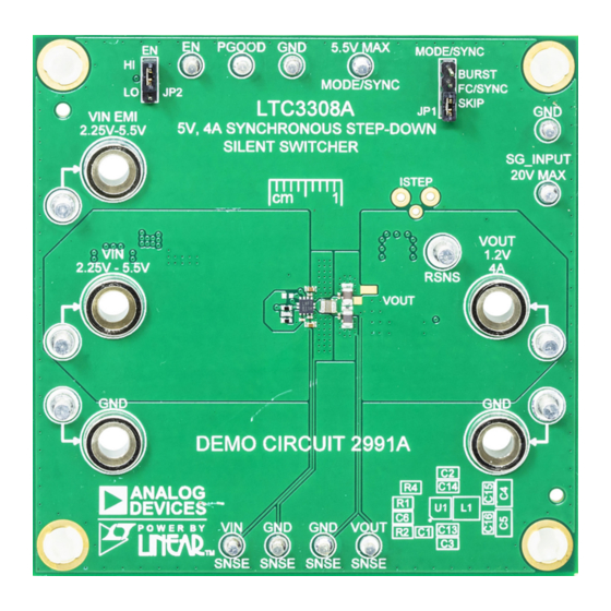 Analog Devices LTC3308A Demo Manual