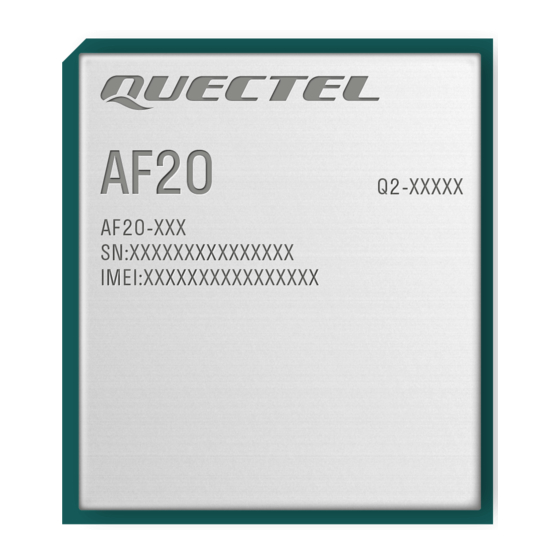 Quectel AF20 Hardware Design