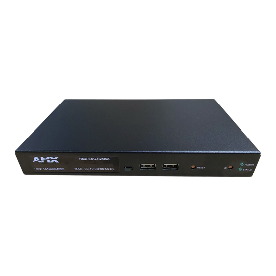 Harman AMX SVSI N2135A Quick Start Manual