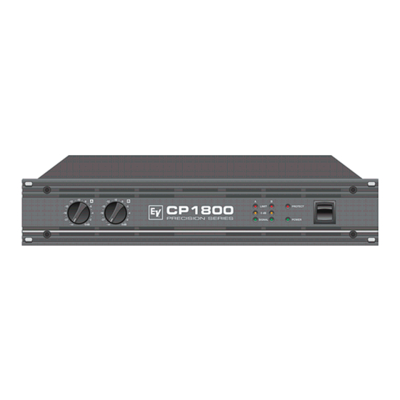 Electro-Voice CP-Series Power Amps CP1800 Specification