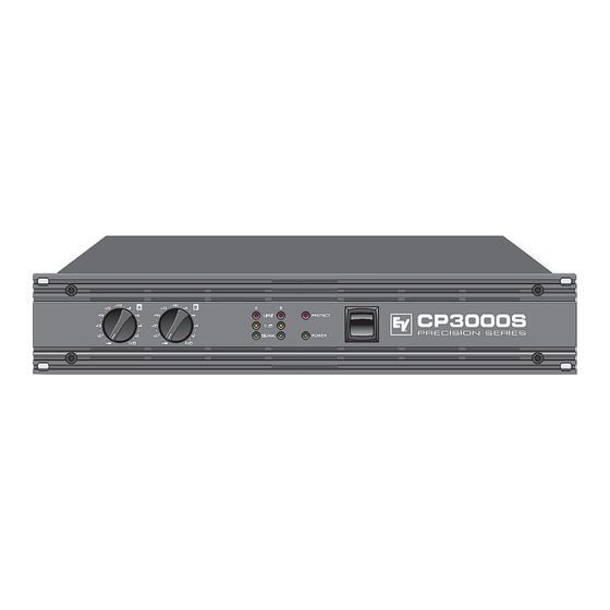 Electro-Voice Precision CP3000S Owner's Manual