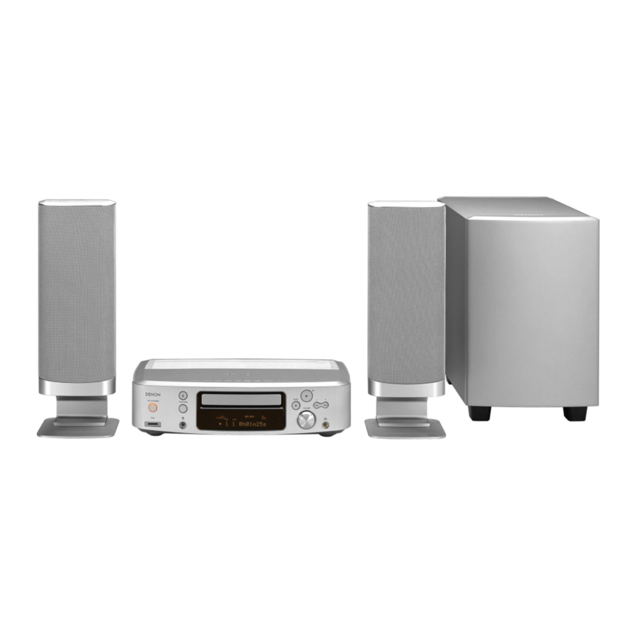 Denon S-101 Operating Instructions Manual