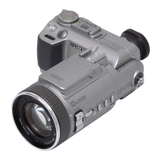 Sony DSC-F707 Operating Instructions  (primary manual) Operating Instructions Manual