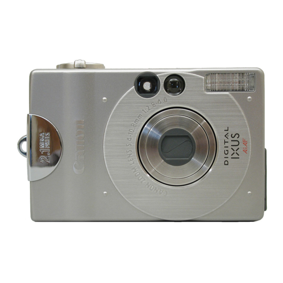 Canon PowerShot S100 DIGITAL ELPH User Manual