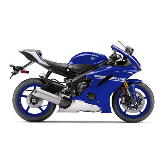 Yamaha R6 YZF600W Manuals