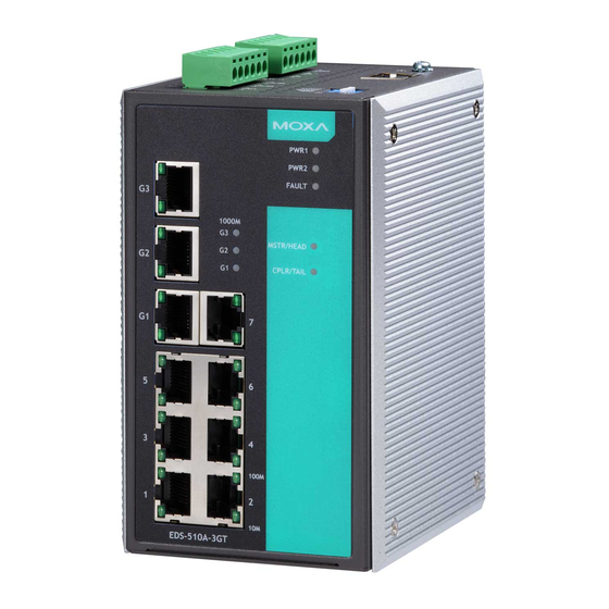 Moxa Technologies EtherDevice EDS-510A-3GT Hardware Installation Manual