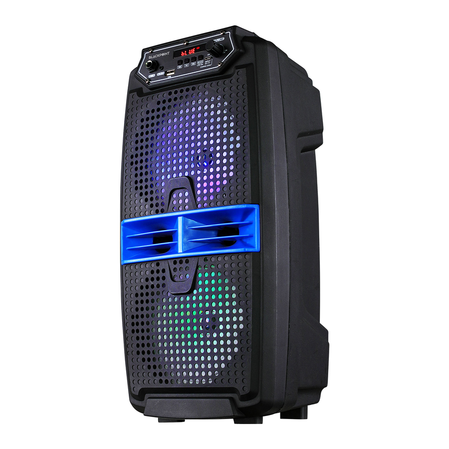 BLACKPOINT S40 - Rechargeable Speaker Manual