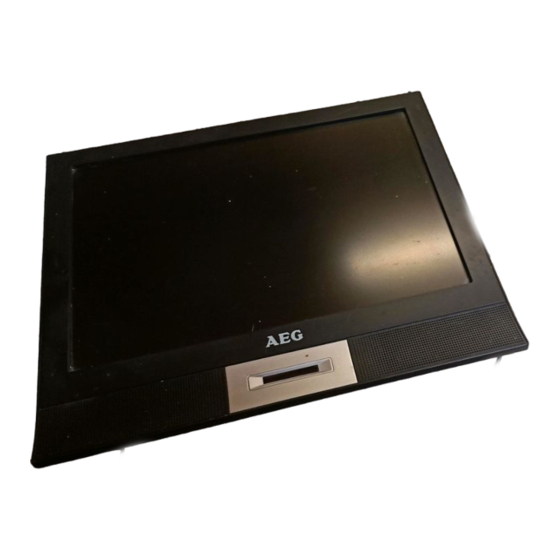 AEG CTV 4858 LCD Manuals