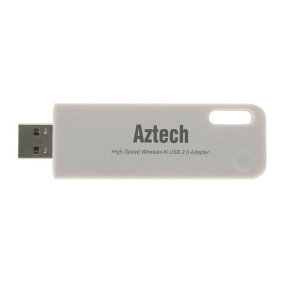 Aztech Wireless N USB Adapter User Manual